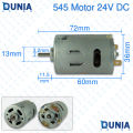 545 Motor 24V DC High Speed Double Ball Bearing Motor for DIY Projects. 