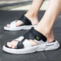 Big Size 45 46 Large Summer Men's Casual Sandals Wear Beach Leather Shoes Men Zapatilla Hombre Mens Slides Slipers. 