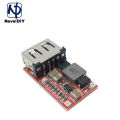 RED PCB Efficiency 97.5% Buck Module 5V 3Amp BUCK Adapters DC DC Step Down 6-24V 12V 24V To 5V 3A Buck Converter USB Phone Charger Step Down Adapters.