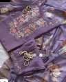 New Exclusive Designed pure Linen Embrodary Readymade Three pcs Dress Girls and women. 