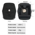 Release Plate Camera Tripod Ball Head Quick Release Plate Replacement SLR Camera PTZ Quick Release Plate Photography Accessories Applicable To Yunteng 668 888 Demoo.