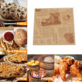 Wrap Parchment Paper Food Wrapping Grease Resistant Checkered Basket Liners Newspaper Print Non-Stick Wax Paper Sheets for Separate Burgers Cookies 200pcs Sandwich.