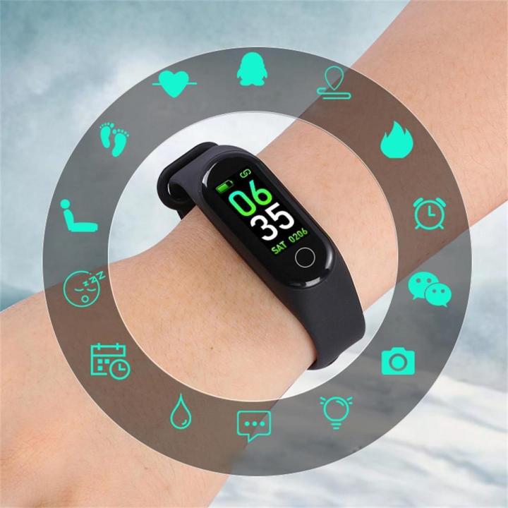 M3 Smart Band Waterproof Heart Rate Monitor Bluetooth Smart Sleep