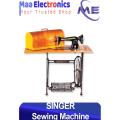 15CH1 Singer Sewing Machine full set with wooden cover. 