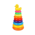 Stacking Toys Children Nesting Toys Rainbow Ring Tower Toy Stacking Game Rings For Kids. 
