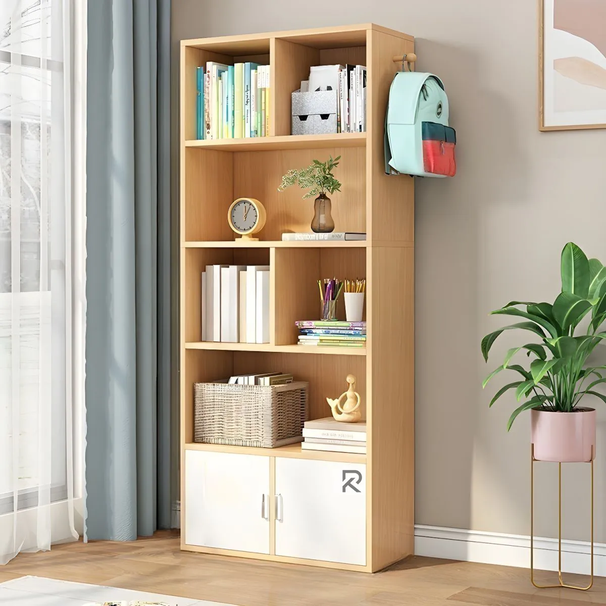 Shoepiece Rack Best Choice Book Shelf Shelving Stand Display Shelve Engineered Wood ...