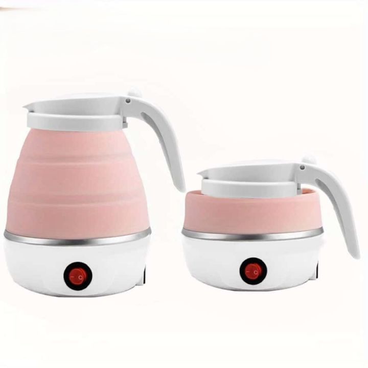 Travelling Folding Kettle Electric Silicone Foldable Water Kettles Compression Leak Proof Portable Mini Kettle by Dreamy DeaLs
