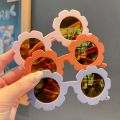 Cute Sun Flower Round Cute Kids Sunglasses Uv400 Boy Girls Toddler Lovely Baby Flowers Style Girls Outdoor Children Sunglasses. 