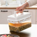 4/5L Pickle Jar Leakproof Pickle Fermentation Container For Gherkin Sauerkraut Kimchi Storage Container And Fermentation. 