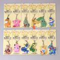 38style Pokemon Keychain Anime Action Figures Keychain Accessories Pendant Bag Key Ring Pendant Gifts for children. 