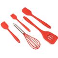 5 Pieces In 1 Set Cooking Tools Kitchenware Soft Silicone Kitchen Tools Utensil Set Kitchen Accessories. 