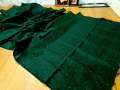 Green Colour Half Silk Chumki Saree For Women - Casual & Party wear - Suitable for Every Season. 