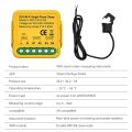Tuya WiFi Smart Home Energy Monitor 2.4GHZ Smart Energy Meter Single Phase Consumption Monitor with 2 Clamp-02#.