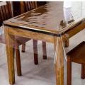 Clear Dining Table mat , Table Cover - 7 feet by 4.5 feet for 6 chair.