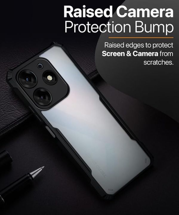 TECNO%20SPARK%2010%20PRO%20Protective%20Black%20Border%20Crystal%20Clear%20Xundd%20Mobile%20Back%20Case%20Cover%20-%20Image%204