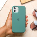 For apple iPhone 12 / iPhone 12 Pro Luxury Liquid Silicone Protection Back Cover Soft Case.