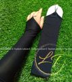 Cross finger hand sleeve wholesale fingerless hand sock for women. 