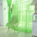 【Fashion】Solid Color Tulle Window Curtain Drape Sheer Scarf Valances. 