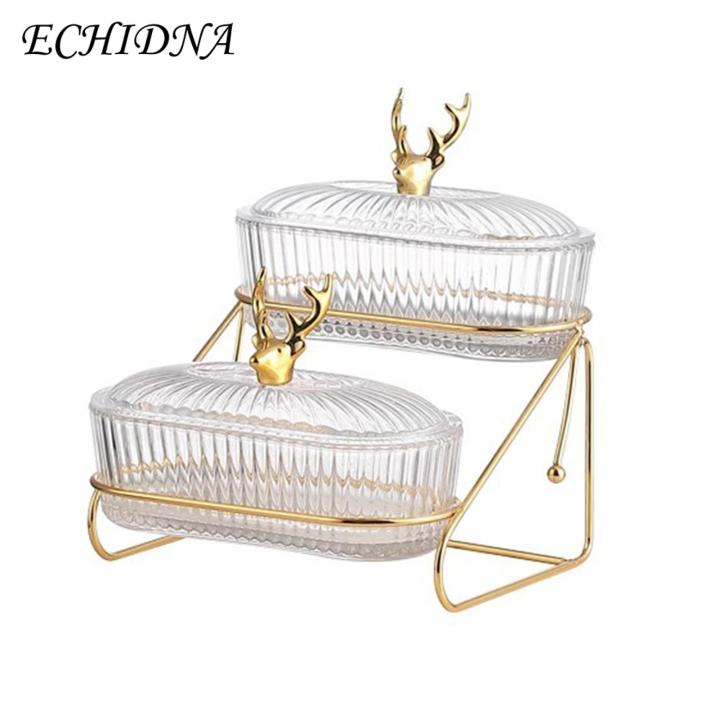 Plastic Fruit Bowl Stylish 3-tier Dried Fruit Display Tray with Nut Stand ic Fashion S Tray for Fruits Candies Nuts Perfect for Multi-layer Fruit Plate
