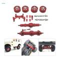 Toy Car Parts Set Steering Fixing Mount Protectors Replacement Wheel Hub Caps 1/10 RC Car. 
