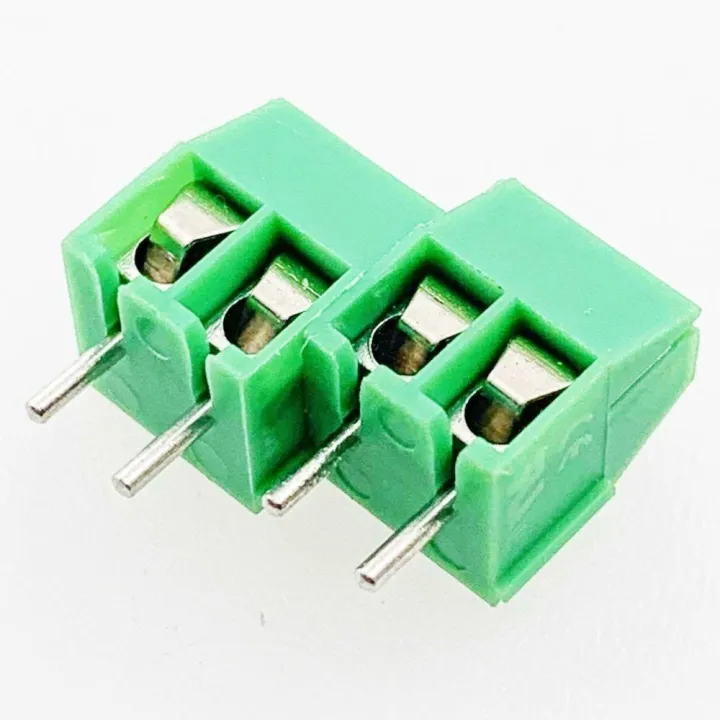 5Pcs-%202%20Pin%20GREEN%20Color%20KF301-2P%202%20Pin%20Connector%20PCB%20Mount%20Straight%20Screw%20Terminal%20Block%202%20Pin%20Cable%20Connector%205.08mm%20Pitch%20Socket%20PCB%20Screw%20Connectors%202%20Way%20-%20Image%204