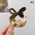 Butterfly Hand Braided Hair Rope Thickened High Elastic Ponytail Hair Rope MIO Super Store.