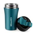 High Quality 400Ml Portable Stainless Steel Travel Vacuum Insulated Coffee Mug With Straw Lid - Coffee Mug. 
