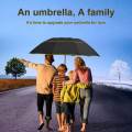 130cm Big Top Quality Umbrella Men Rain Woman Windproof Large Paraguas Male Women Sun 3 Floding Big Umbrella Outdoor Parapluie Moonlight Shines. 