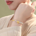 Sterling silver bracelet, natural Hetian jade bamboo bracelet, women's fashion temperament, half bracelet, new Chinese niche high-end jewelry. 