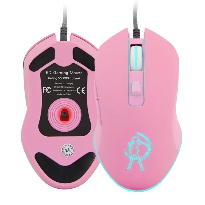 %E3%80%90YIYANGMAOYI111%E3%80%91Colorful%20Backlit%20Gaming%20Mice%203200%20Pink%20Computer%20Mouse%20Optical%20Fashion%20Sailor%20Moon%20Mouse%20Girl%20Gift%20For%20Laptop%20-%20Image%205