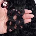 Curly Ponytail Extensions Clip in Synthetic Drawstring Ponytail Wig Long Water Wave Afro Pony Tail Women Hairpiece False 22INCH. 