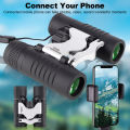 8x21 HD Binoculars Easy Focus High Definition Large Field View Binoculars Small Compact Binoculars for Outdoor Hunting Travel. 