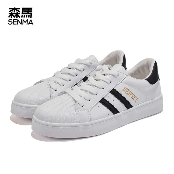 Senma%20Girls%20Little%20White%20Shoes,%20Versatile%20Spring%20Autumn,%20Flat%20Bottom,%20Lightweight%20and%20Minimalist,%20Thin%20Student%20Breathable%20Casual%20Board%20Shoes%20-%20Image%205