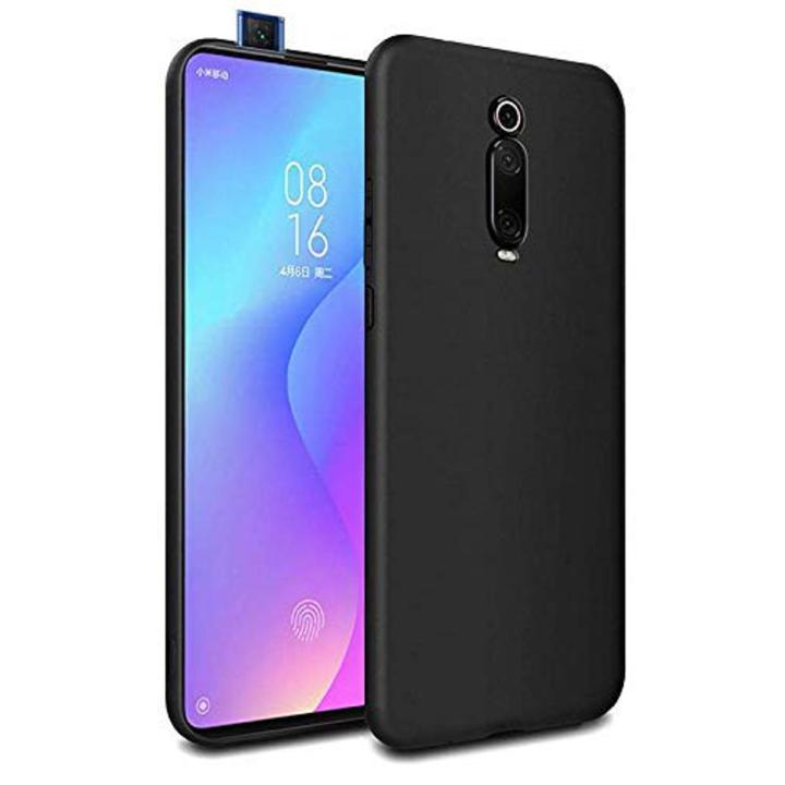 For Xiaomi Redmi K20 / K20 Pro Premium Silicone Matte Soft Phone Case - Black