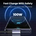 CASIFY G1 6A 120W Elbow Cable USB to Type C Cable 90 Degree Type C Elbow Cable Fast Charing Cable Data Cable 120W Fast Charging Cable 1M.
