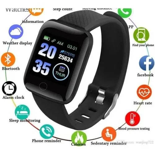 116%20Plus%20Smart%20Watch%20Bracelets%20Fitness%20Tracker%20Heart%20Rate%20Step%20Counter%20Activity%20Monitor%20Band%20Wristband%20-%20Image%203