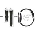 Leather Silicone Watch Band For Samsung Galaxy Watch 6 / 6 Classic.
