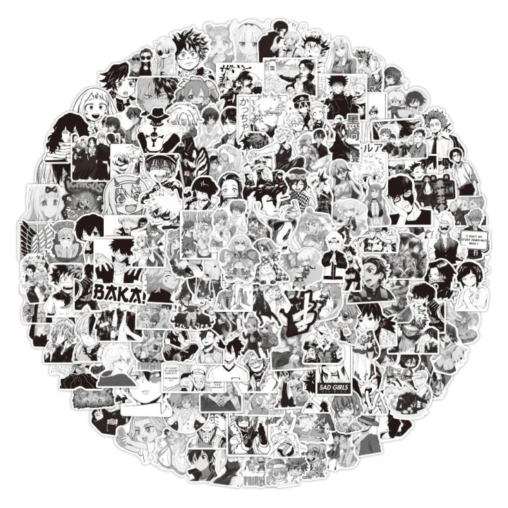 10/30/50PCS%20Black%20And%20White%20Anime%20Mixed%20Graffiti%20Sticker%20Tokyo%20Avengers/My%20Hero%20Academia/Demon%20Slayer%20Waterproof%20Sticker%20Wholesa%20-%20Image%202