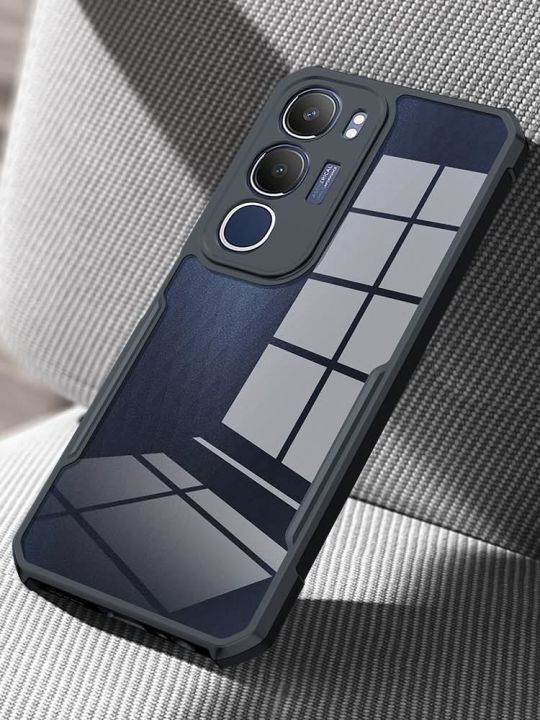 For Vivo Y19s, Y19s Pro, Y29 Transparent Back Case Luxury Xundu Shock-Proof Bumper Protective Phone Cover