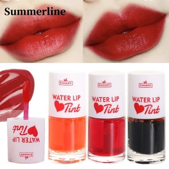 2 in 1 Crystal Moisturizing Lip Gloss Blush Red Stain Matte Lip Glaze Korean Makeup Plumping Liquid Lipstick Lips Cosmetics