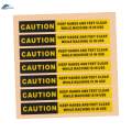 Fitness Equipment Caution Stickers Decals Warning Stickers for Indoor Gym Strength Training Workout. 