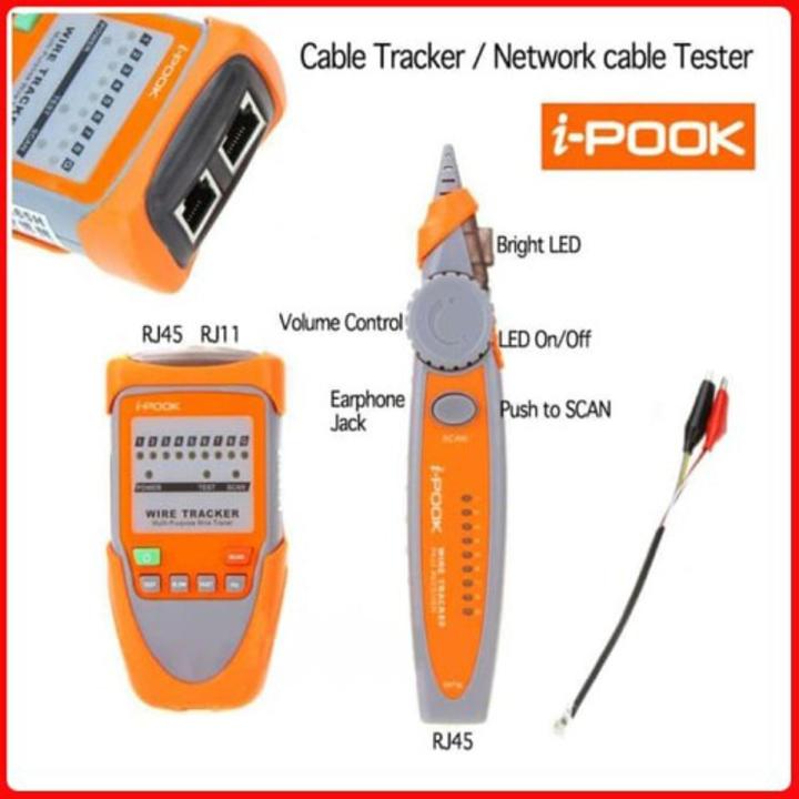 i-POOK PK65H Multi-Purpose Wire Tracker Cable Tester