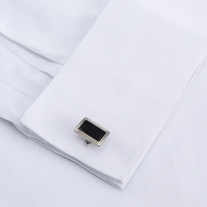 Men's%20Classic%20French%20Cuff%20Dress%20Shirts%20Long%20Sleeve%20No%20Pocket%20Tuxedo%20Male%20Shirt%20with%20Cufflinks%20Formal%20Party%20Wedding%20White%20Blue%20-%20Image%205