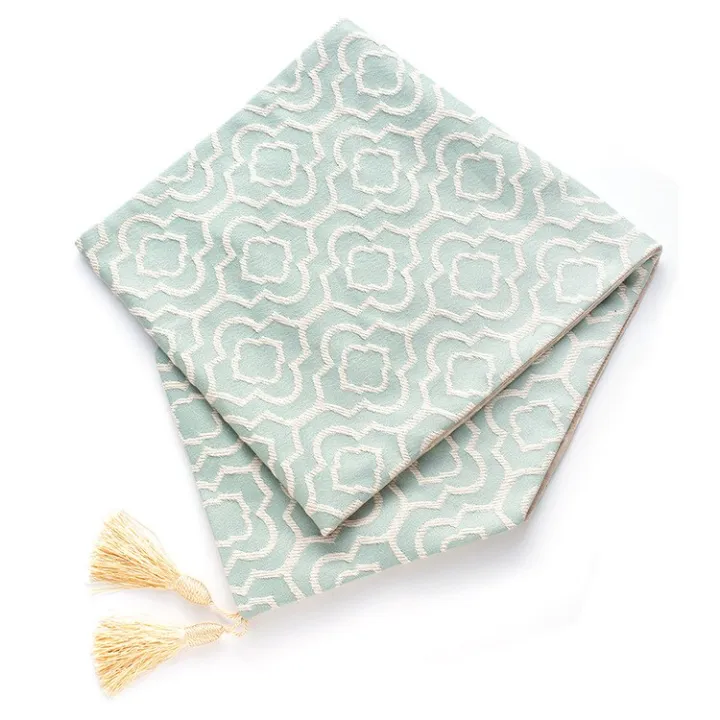 Elegant%20Turquoise%20Table%20Runner%20Jacquard%20Bed%20Runner%20with%20Tassels%20Red%20Tablecloth%20Narrow%20for%20Home%20Party%20Wedding%20Dining%20Table%20Decor%20-%20Image%202