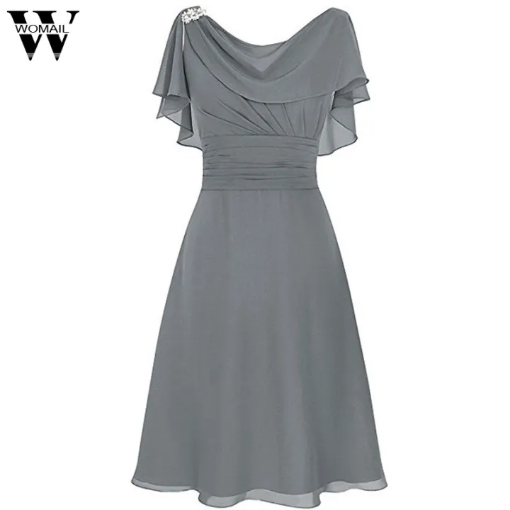 Womail%20dresses%20Women%20Formal%20Wedding%20Bridesmaid%20High-waist%20Party%20Ball%20Prom%20Gown%20One-shoulder%20chiffon%20Dress%20June6%20-%20Image%206