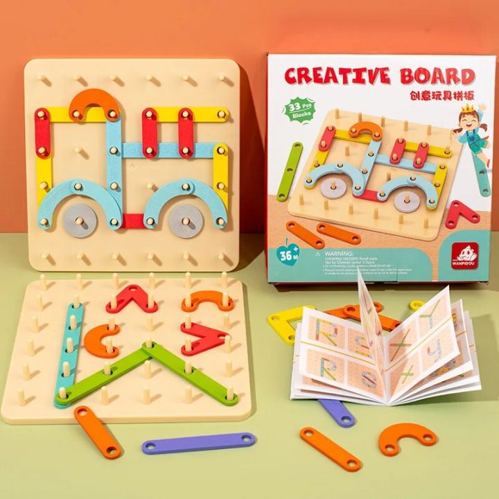 Creative%20Nail%20Board%20Puzzle%20Toys%20Montessori%20Education%20Geometric%20Graphics%20With%20Cards%20Preschool%20Kids%20Early%20Learning%20Game%20Toy%20Gifts%20-%20Image%207