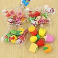 Pencil Eraser-4pc/Cartoon Erasers Kids 4-Pcs Set. 