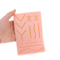 【JOY KKDid mall】Reusable Medical Practice Traumatic Simulation Wounds  Training Teaching Model Kit Silicone Fake Skin Suture. 
