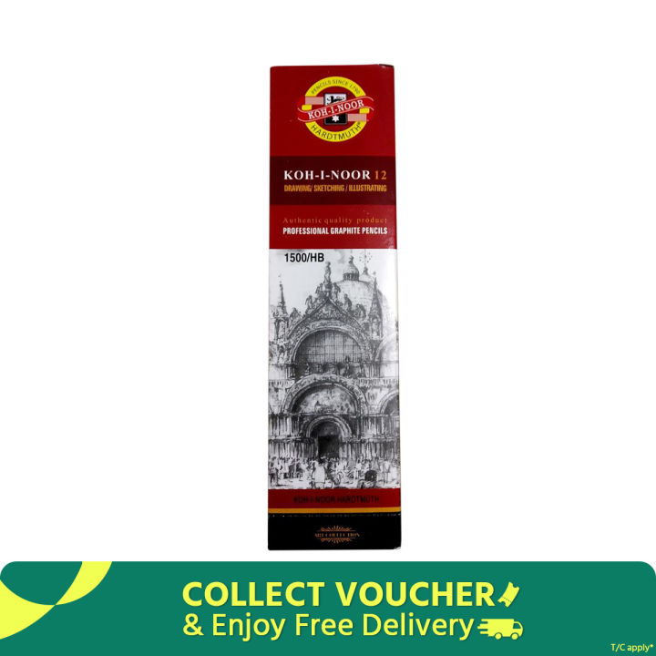 Wooden Pencil HB 12 Pcs Pkt For Office School Home & Multipurpose Use