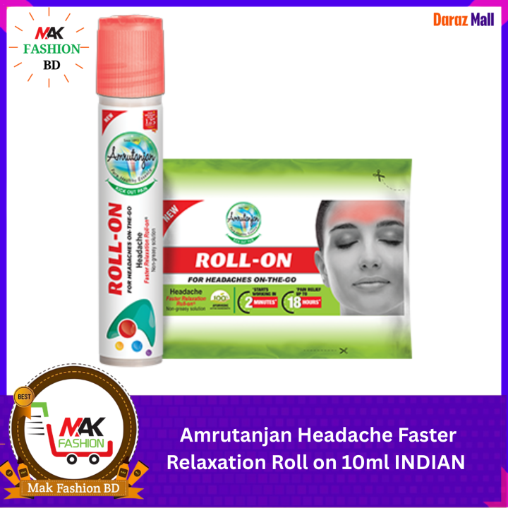 Amrutanjan Headache Faster Relaxation Roll on 10ml